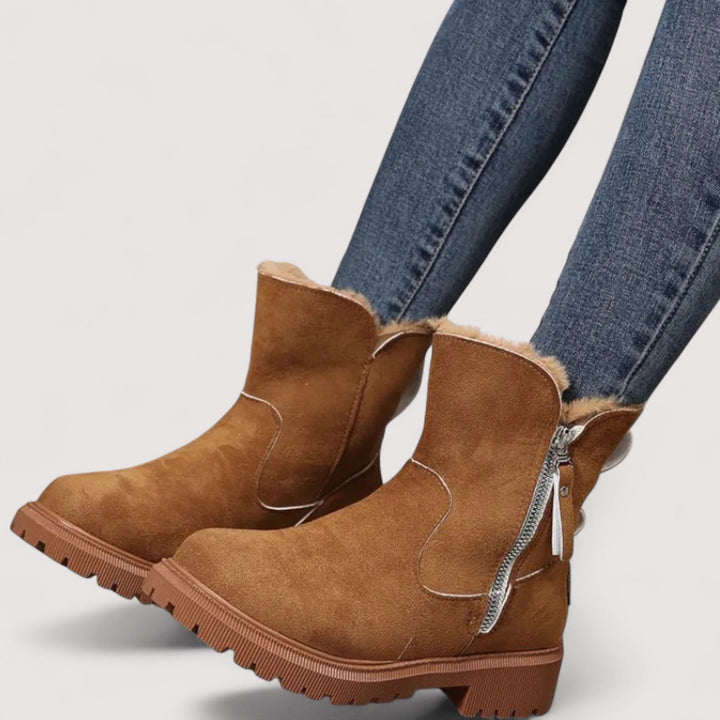 Women's Winter Boots - Warm Lined Non-Slip Comfort Boots