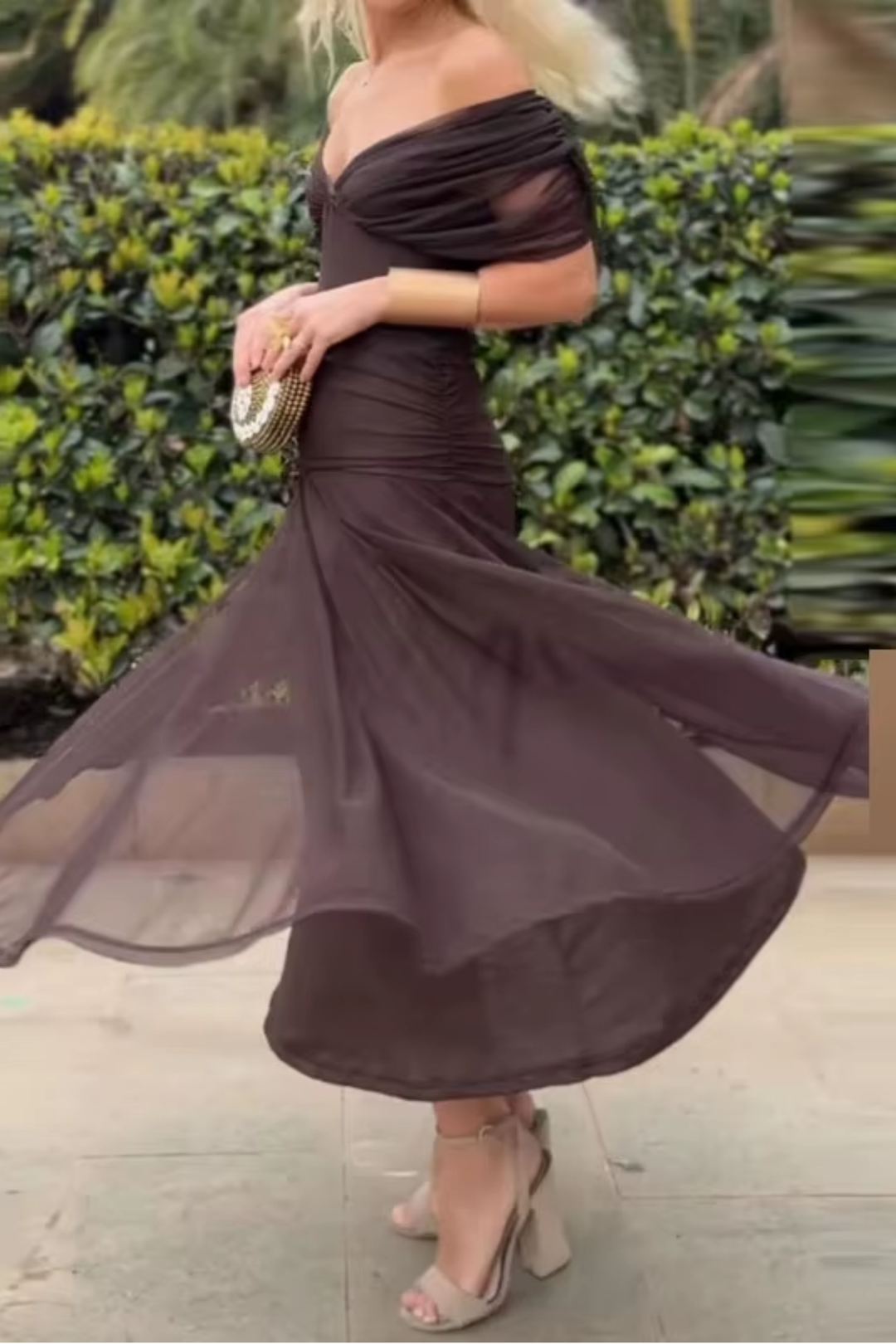 Elegant Maxi Dress for Women - Floor Length Party Dress