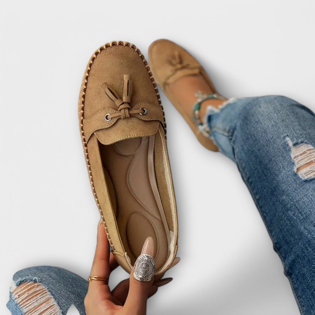 Women's Leather Loafers - Handmade Comfortable Flats