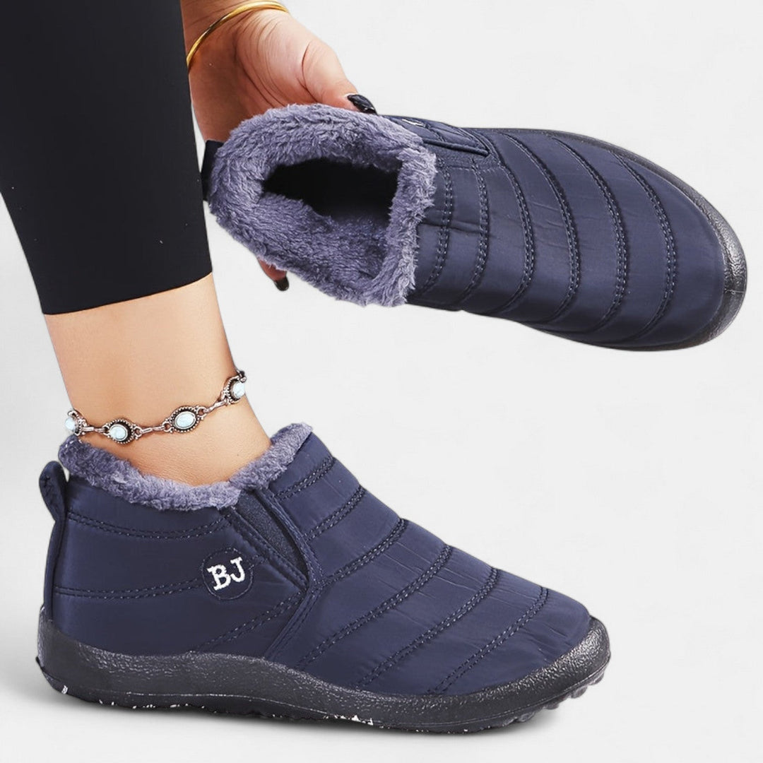 Winter Slip-On Boots for Women | Warm Comfortable Snow Boots