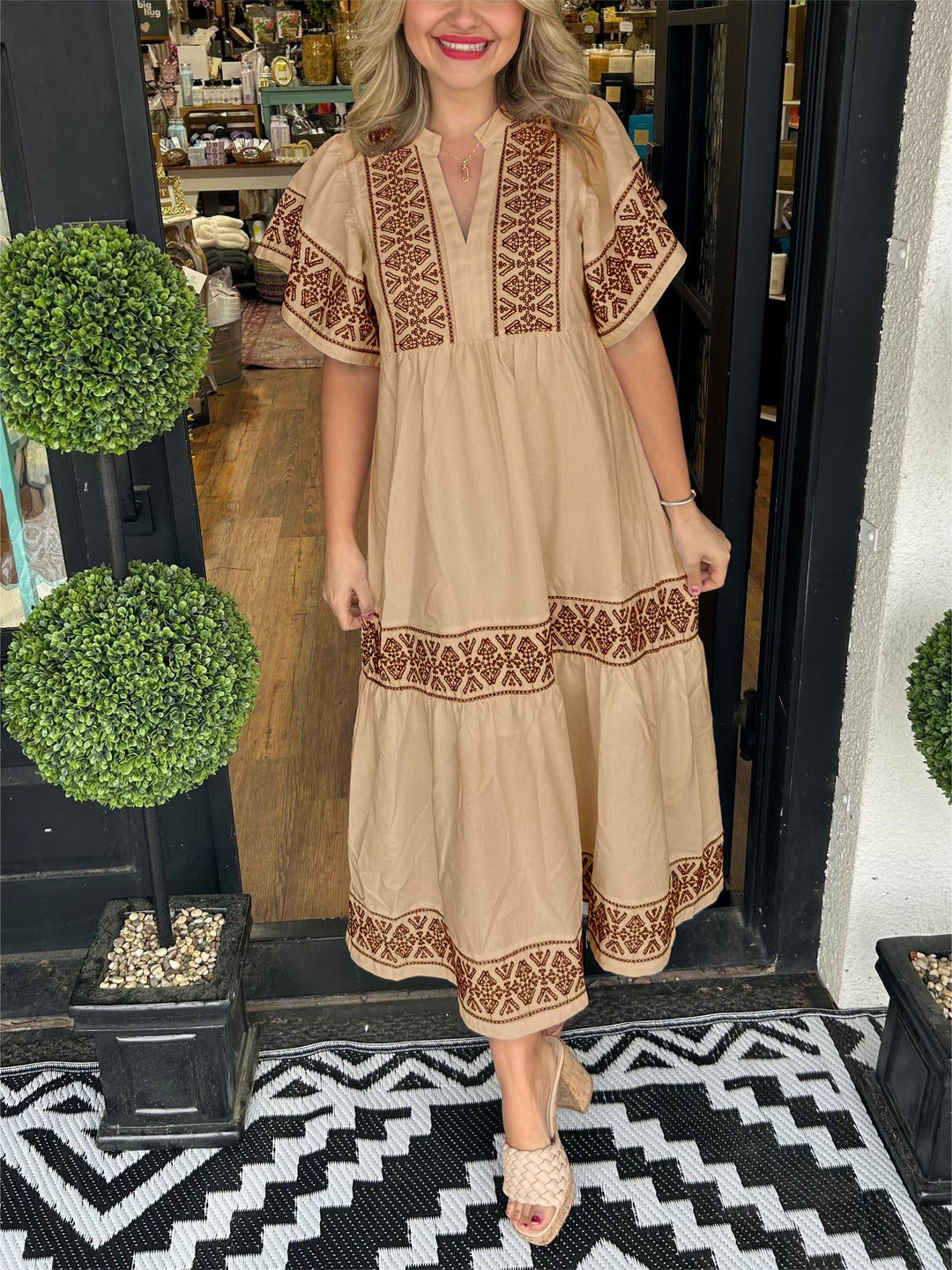 Boho Maxi Dress for Women - Elegant Flowy Summer Dress