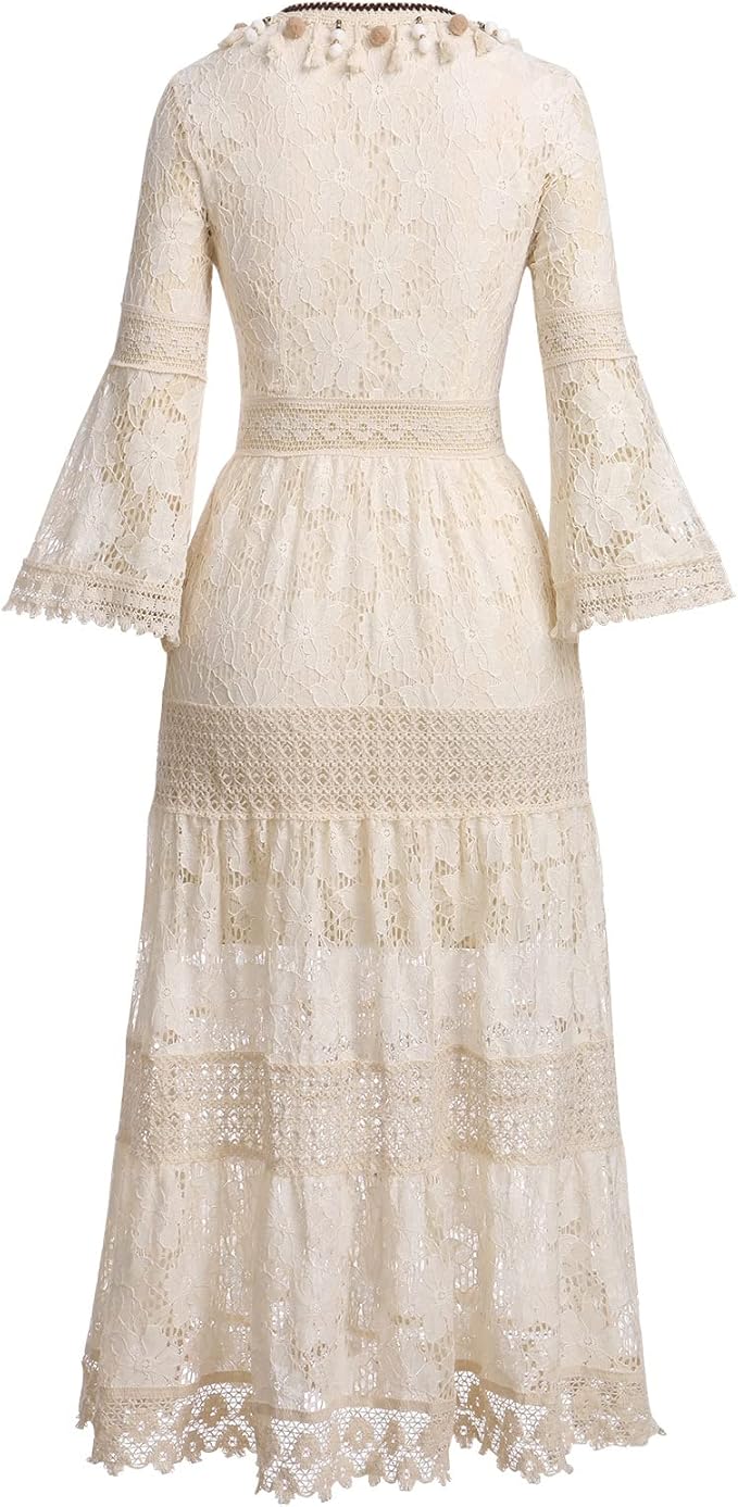 Boho Lace Dress for Women - Timeless Elegant Style