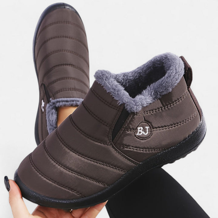 Winter Slip-On Boots for Women | Warm Comfortable Snow Boots