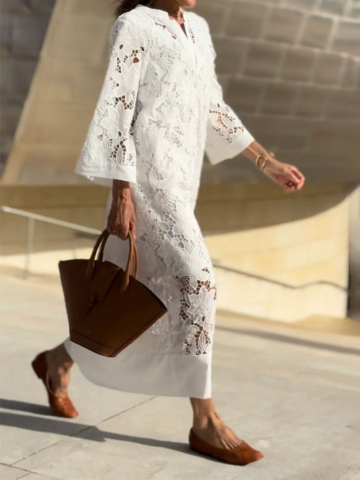 Lace Maxi Dress for Women - Comfortable Elegant Casual Dress