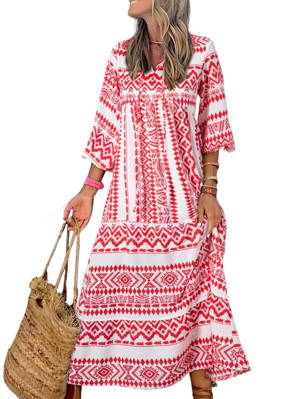 Floral Maxi Dress for Women | Boho Style Long Dress