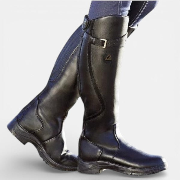 Orthopedic Tall Boots with Buckle Detail for Women