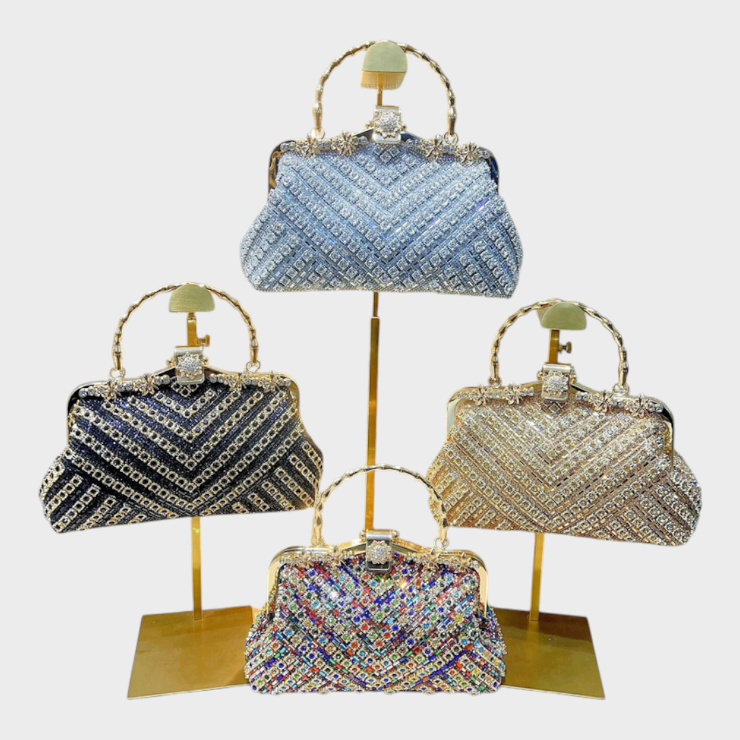 Evening Handbag in Organic Leather for Women