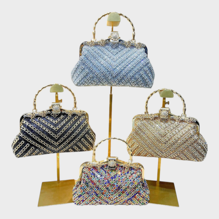 Evening Handbag in Organic Leather for Women