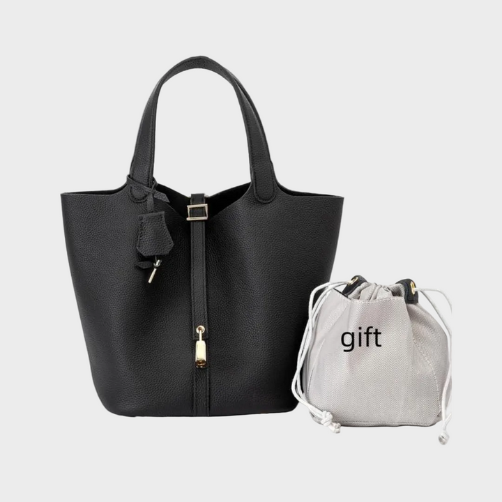 Kate Lock Crossbody Bag - Pebbled Leather Handbag