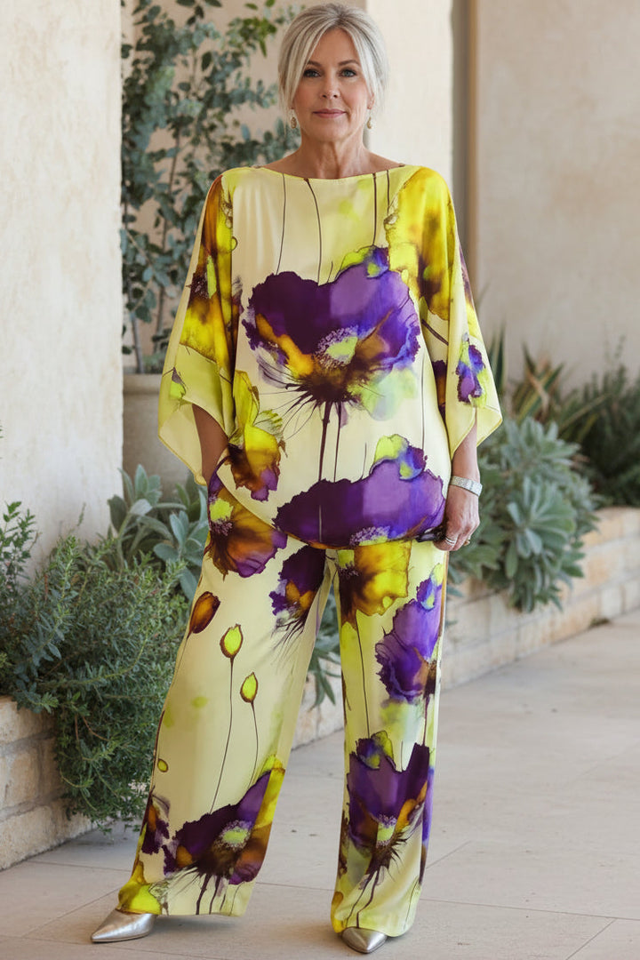 Colorful Two Piece Set - Vibrant Matching Outfit for Women