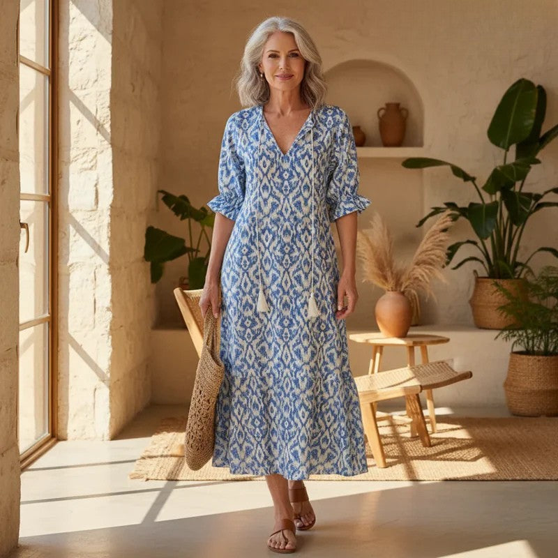 Boho Dress with Tummy Control for Women