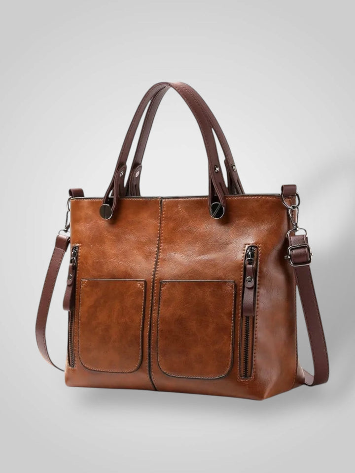 Leather Shoulder Bag Women | Classic Genuine Leather Handbag