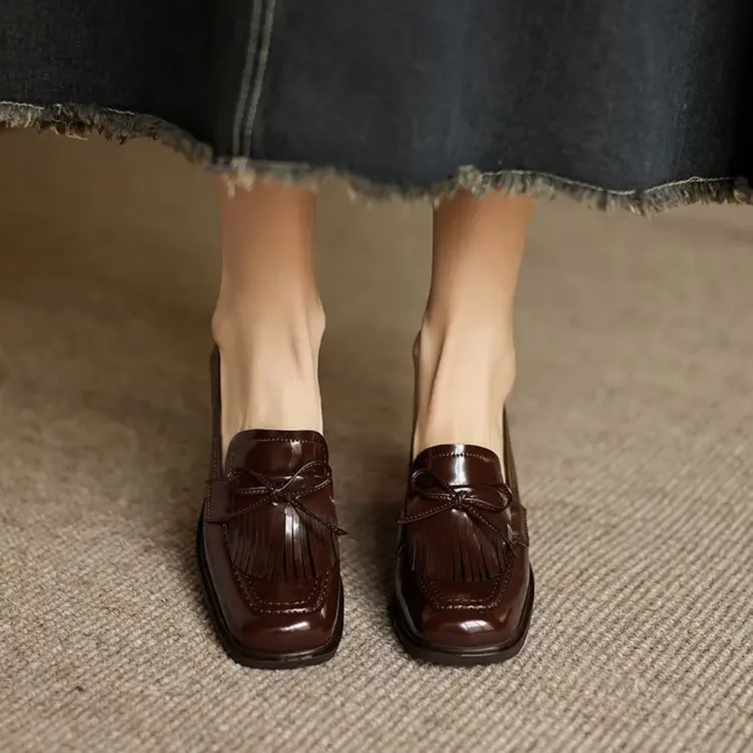 Loafer Pumps for Women - Classic Low Heel Comfort Shoes