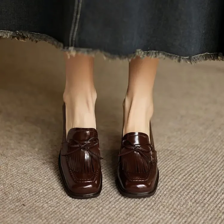 Loafer Pumps for Women - Classic Low Heel Comfort Shoes