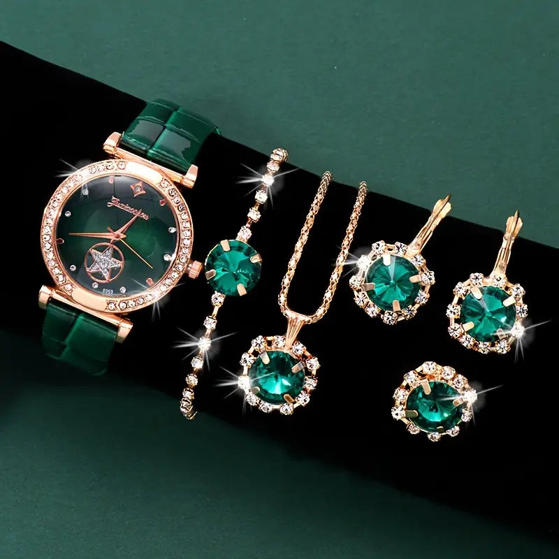 Gold Jewelry Set for Women | Timeless Necklace and Earring Collection