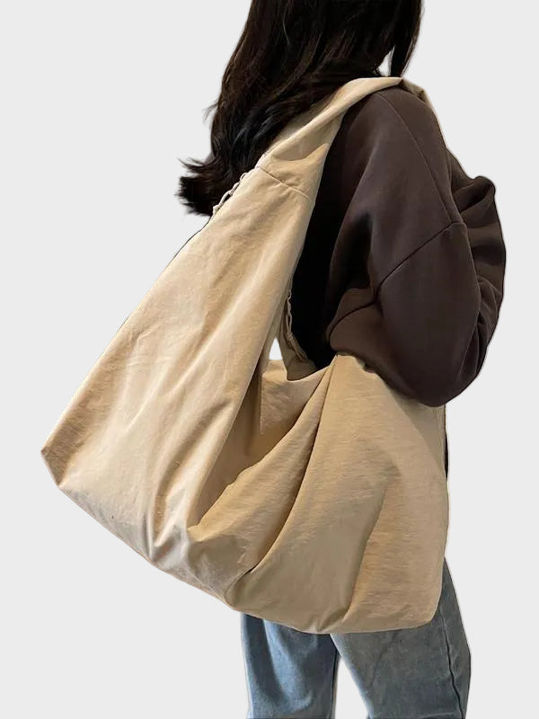Soft Draped Tote Bag for Women - Spacious Everyday Laptop Bag