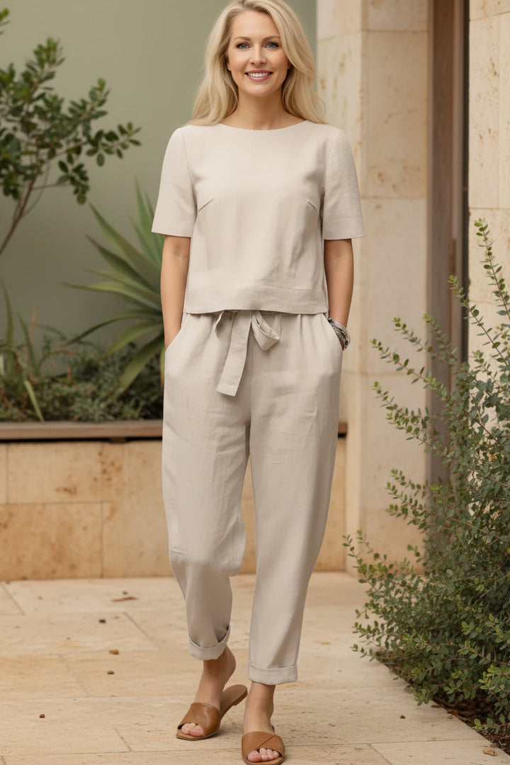Two Piece Lounge Set for Women - Comfortable Casual Outfit