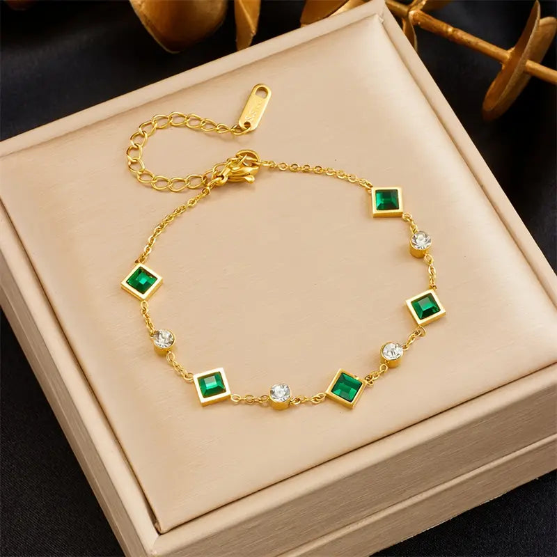 Gold Chain Bracelet - Delicate Layering Jewelry for Women