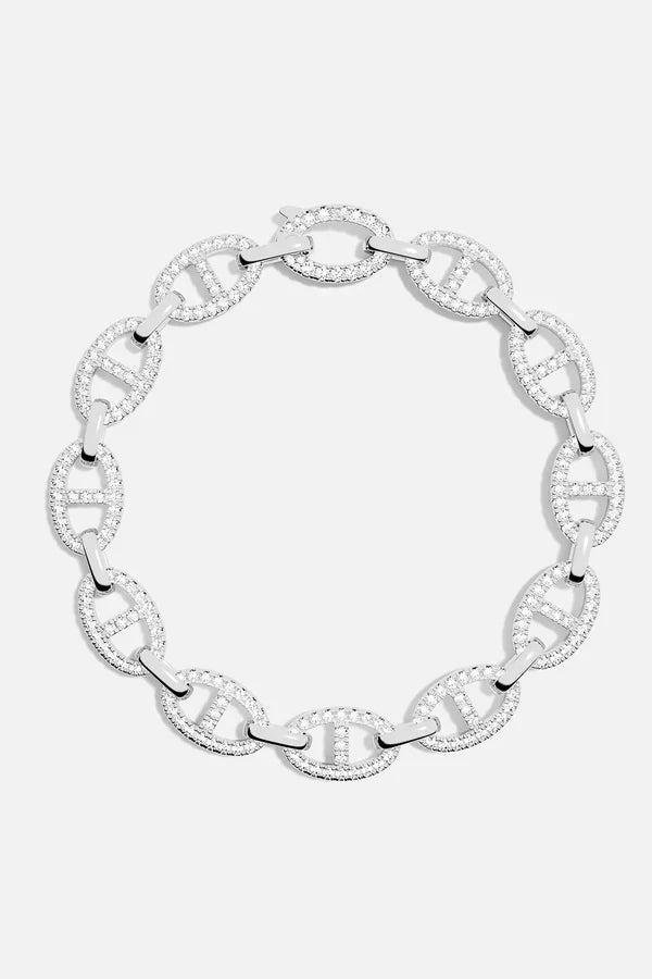 White Gold Bracelet | Isla Marina Elegant Everyday Chain