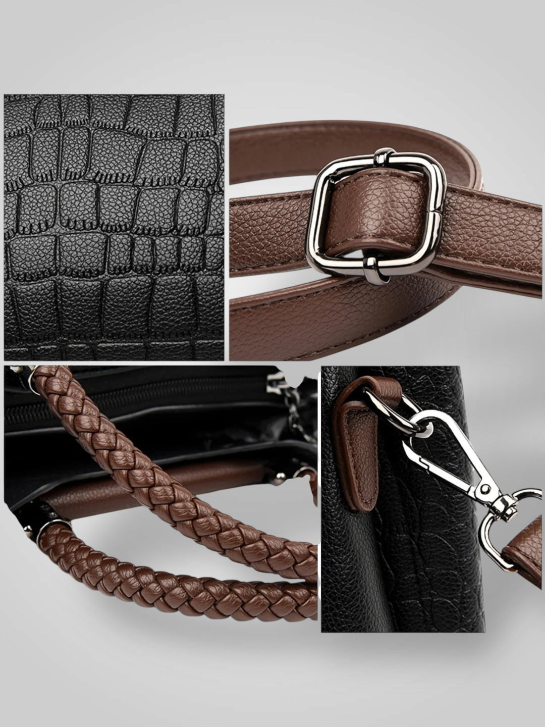 Leather Shoulder Bag for Women - Timeless Everyday Handbag