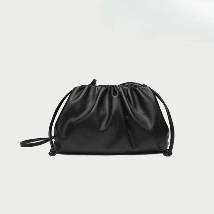 Hobo Shoulder Bag in Soft Vegan Leather - Convertible Crossbody