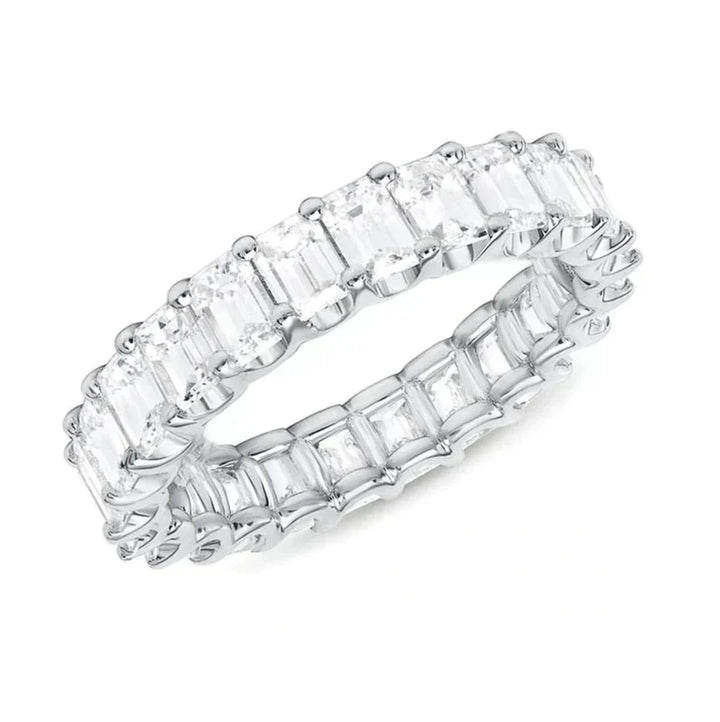 White Gold Statement Ring - Elegant Everyday Jewelry