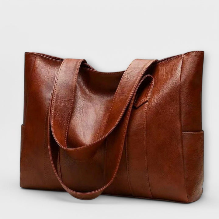 Vintage Leather Bag for Women - Classic Everyday Handbag