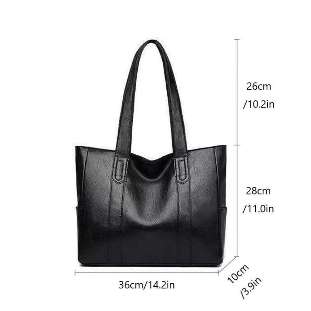 Vintage Leather Bag for Women - Classic Everyday Handbag