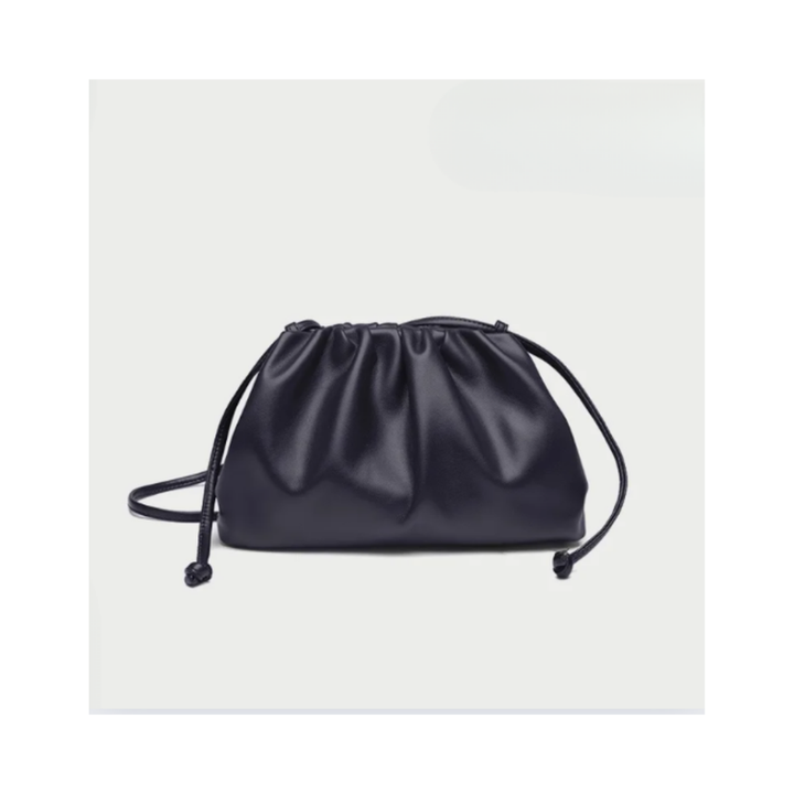 Hobo Shoulder Bag in Soft Vegan Leather - Convertible Crossbody