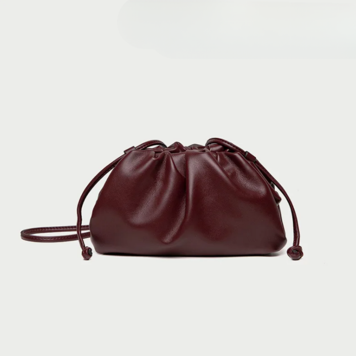 Hobo Shoulder Bag in Soft Vegan Leather - Convertible Crossbody
