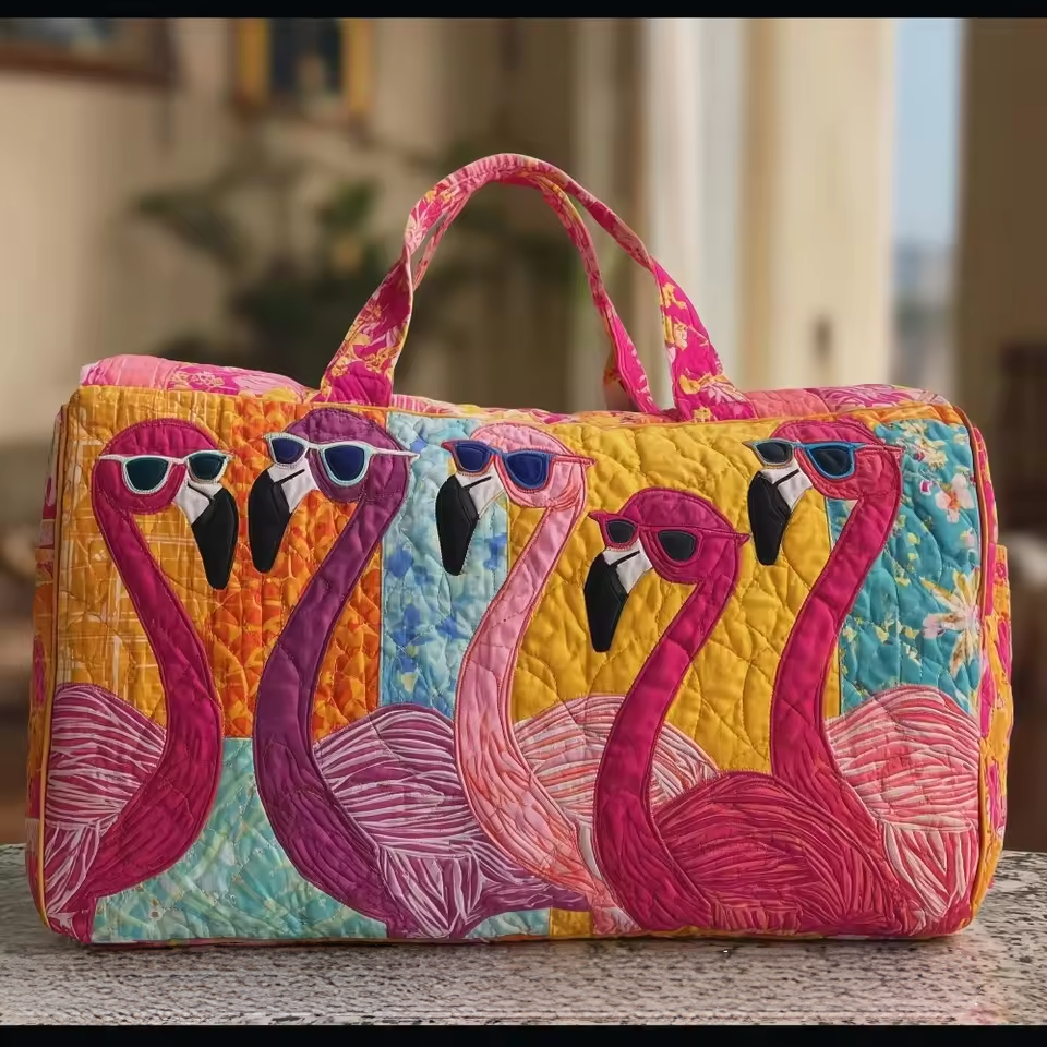 Quilted Weekender Bag for Women | Soft Overnight Travel Tote