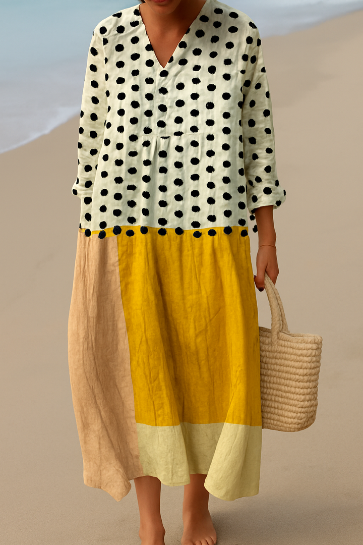 Sunray Print Dress for Women | Relaxed Fit Tunic Dress
