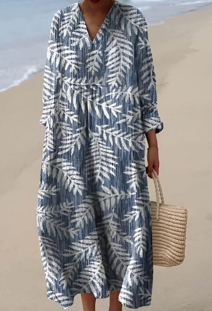 Geometric Shift Dress | Relaxed Fit Tunic Dress for Women