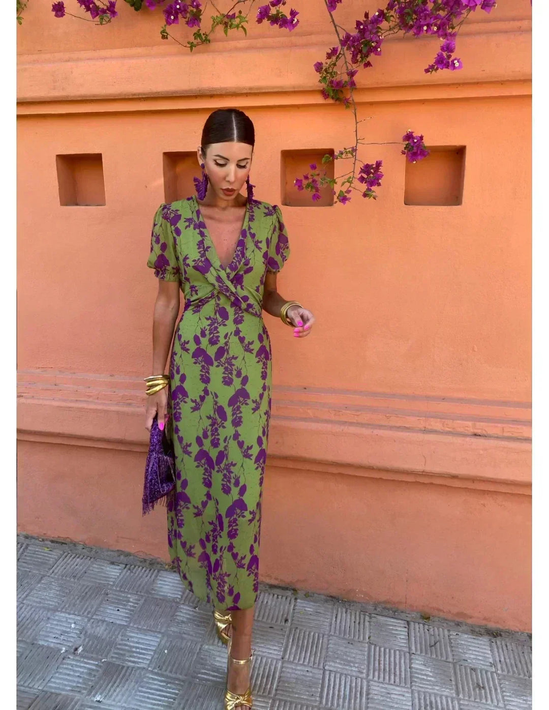 Summer Maxi Dress for Women - Flowy Lightweight Cotton Dress
