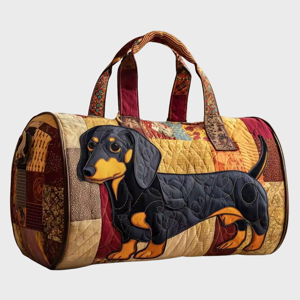 Quilted Weekend Travel Bag for Women - Soft Overnight Tote