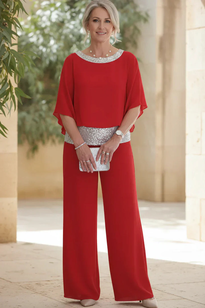 Elegant Two Piece Set for Women - Sophisticated Coordinated Outfit