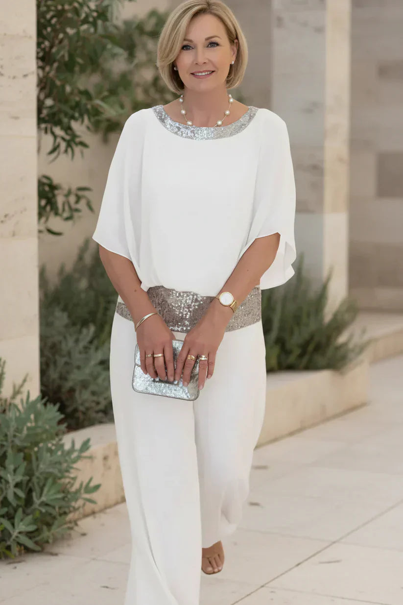 Elegant Two Piece Set for Women - Sophisticated Coordinated Outfit