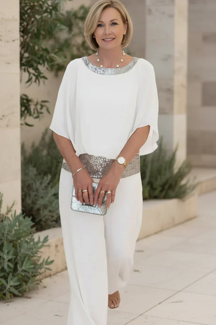 Elegant Two Piece Set for Women - Sophisticated Coordinated Outfit