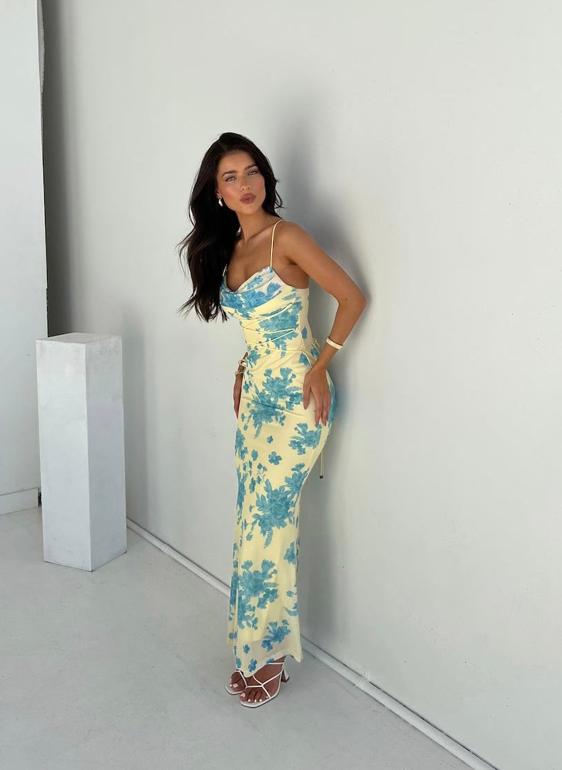 Floral Midi Dress with Breezy Fit for Women