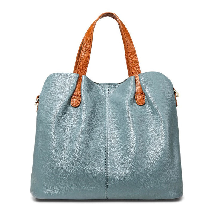 Genuine Leather Handbag for Women - Soft Cowhide Shoulder Bag