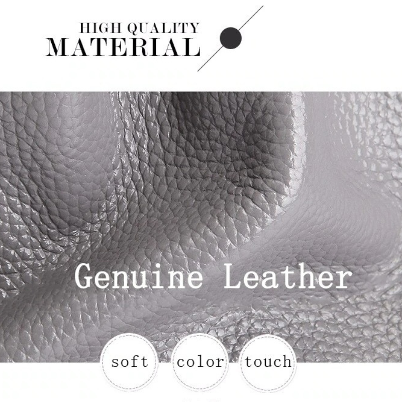 Genuine Leather Handbag for Women - Soft Cowhide Shoulder Bag