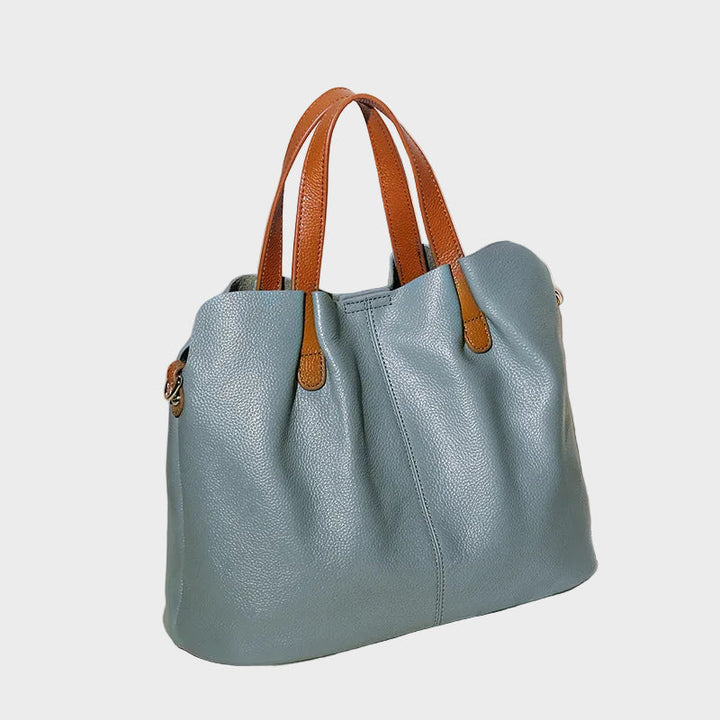 Genuine Leather Handbag for Women - Soft Cowhide Shoulder Bag