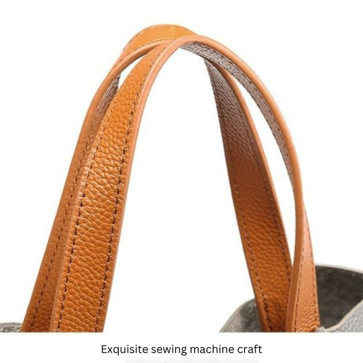 Genuine Leather Handbag for Women - Soft Cowhide Shoulder Bag