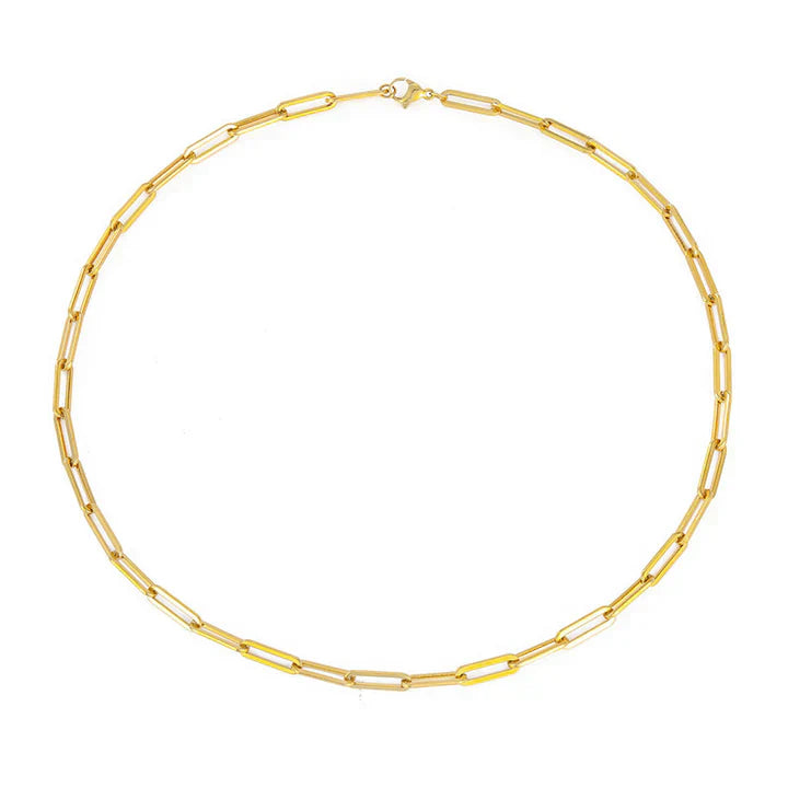 White Gold Chain Necklace - Delicate Layering Jewelry