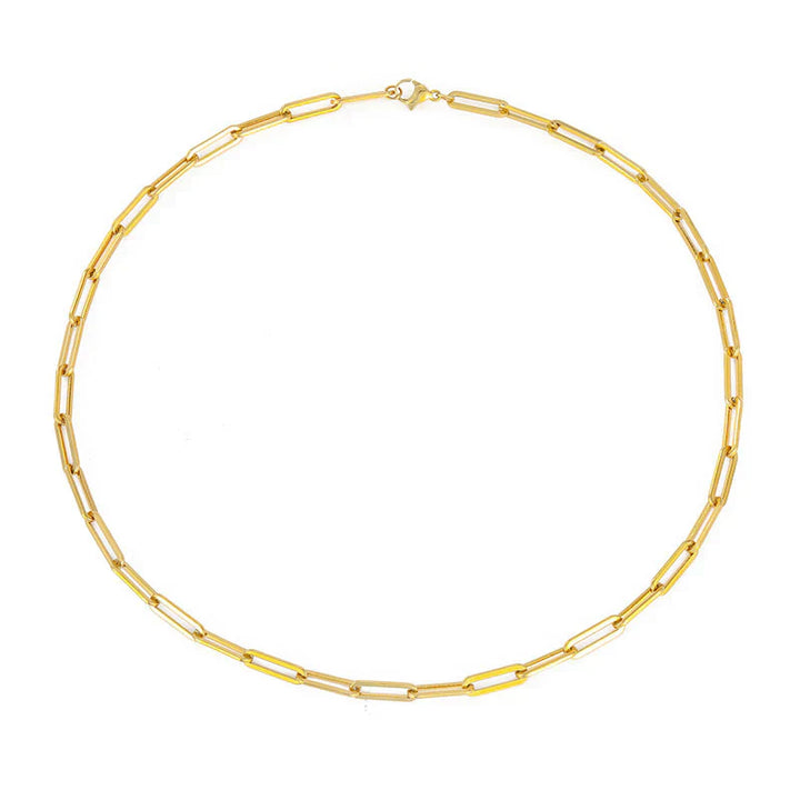 Elegant Chain Necklace in White Gold | Classic Layering Piece
