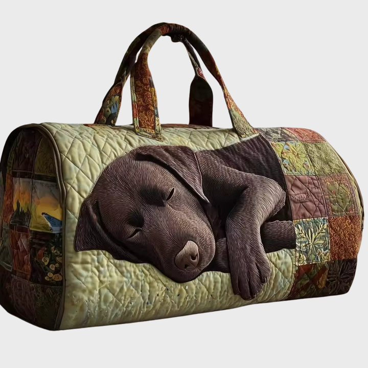 Quilted Weekender Bag for Women - Soft Overnight Travel Tote