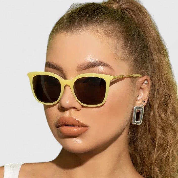 Oversized Retro Sunglasses for Women - UV Protection