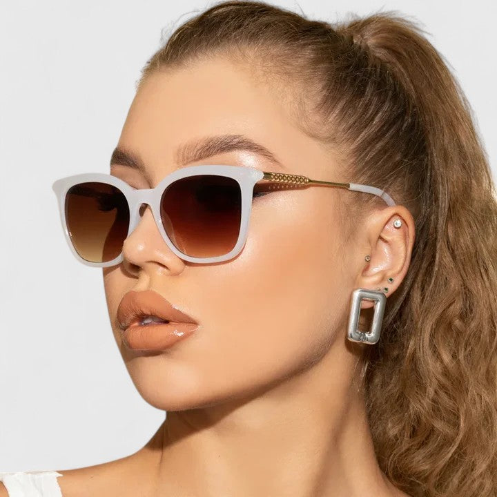 Oversized Retro Sunglasses for Women - UV Protection