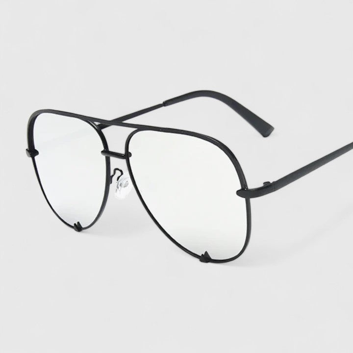 Aviator Sunglasses for Women - Gradient Mirror Lens