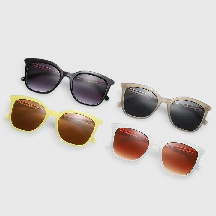 Oversized Retro Sunglasses for Women - UV Protection